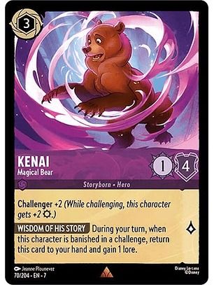 Kenai - Magical Bear - 70/204 - Rare - 7 