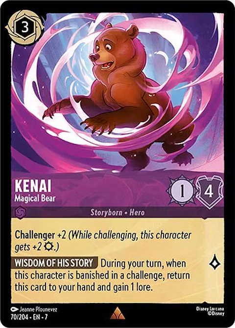 Kenai - Magical Bear - 70/204 - Rare - 7 