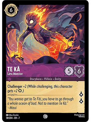 Te Ka - Lava Monster - 58/204 - Common - 7 