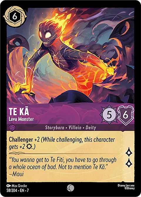 Te Ka - Lava Monster - 58/204 - Common - 7 