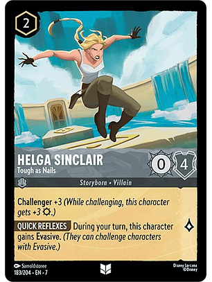 Helga Sinclair - Tough as Nails - 183/204 - Uncommon - 7 