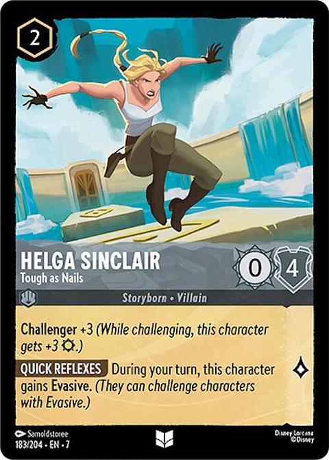 Helga Sinclair - Tough as Nails - 183/204 - Uncommon - 7 