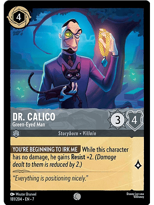 Dr. Calico - Green-Eyed Man - 181/204 - Common - 7 