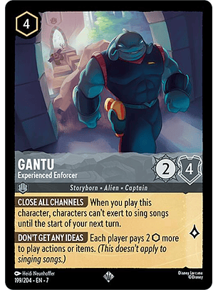 Gantu - Experienced Enforcer - 199/204 - Super Rare - 7 