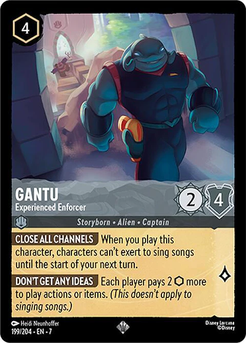 Gantu - Experienced Enforcer - 199/204 - Super Rare - 7 