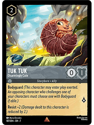 Tuk Tuk - Disarmingly Cute - 187/204 - Rare - 7 