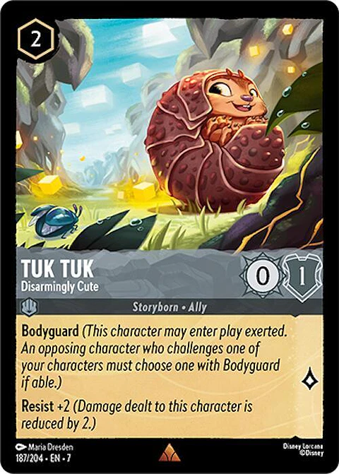 Tuk Tuk - Disarmingly Cute - 187/204 - Rare - 7 