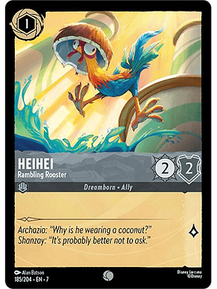 Heihei - Rambling Rooster - 185/204 - Common - 7 