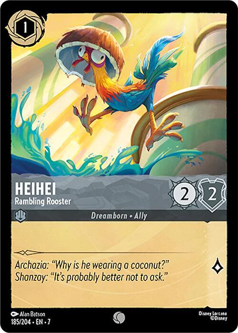 Heihei - Rambling Rooster - 185/204 - Common - 7 