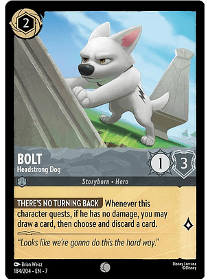 Bolt - Headstrong Dog - 184/204 - Common - 7 