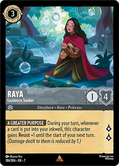 Raya - Guidance Seeker - 186/204 - Rare - 7 