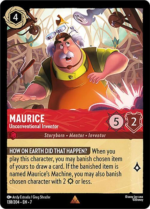 Maurice - Unconventional Inventor - 138/204 - Rare - 7 