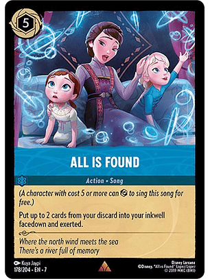 All Is Found - 178/204 - Rare - 7 