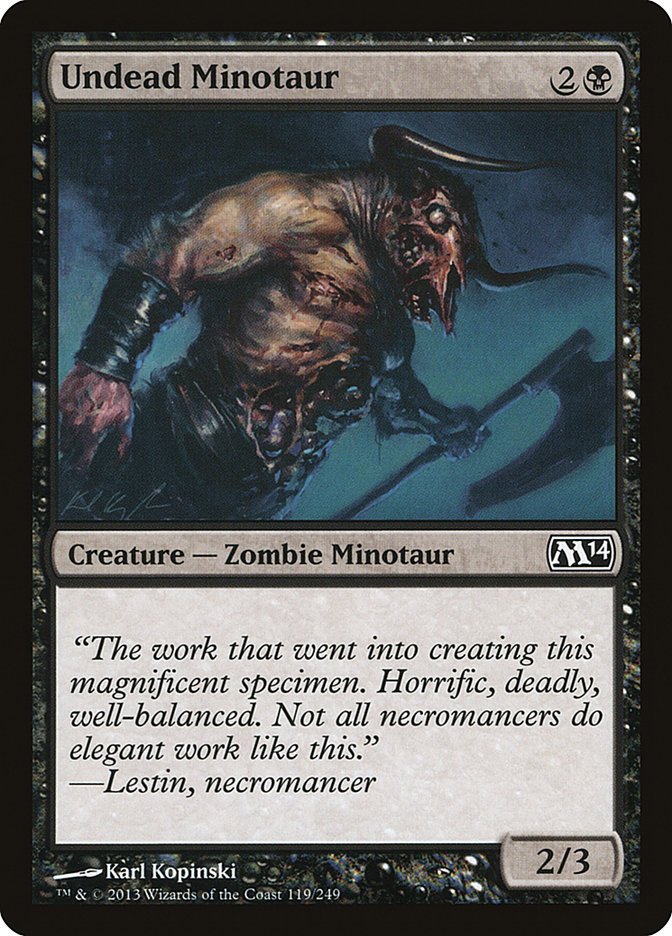 Undead minotaur - M14 - C 1