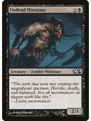 Undead minotaur - M14 - C