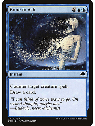 Bone to ash - ORI - C