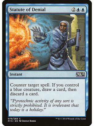 Statute of denial - M15 - C