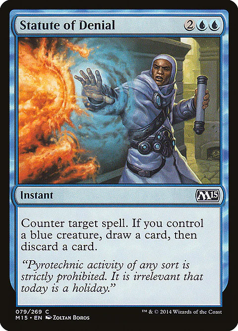 Statute of denial - M15 - C