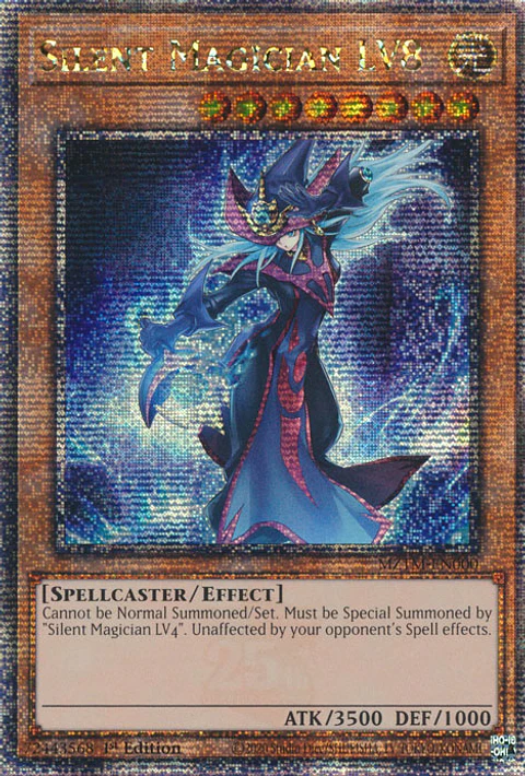 Silent Magician LV8 - MZTM-EN000 - Quarter Century Secret Rare