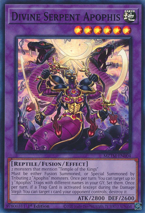 Divine Serpent Apophis - MZTM-EN004 - Super Rare 