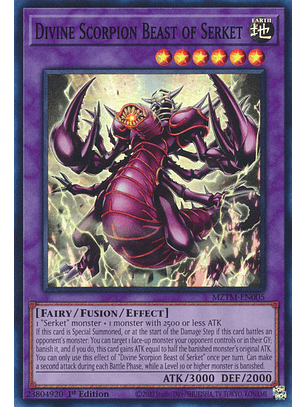Divine Scorpion Beast of Serket - MZTM-EN005 - Super Rare 