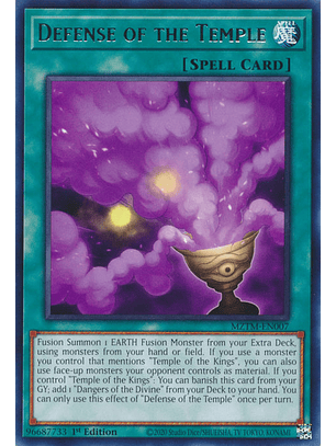 Defense of the Temple - MZTM-EN007 - Rare