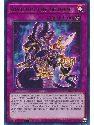 Apophis the Serpent - MZTM-EN010 - Ultra Rare 