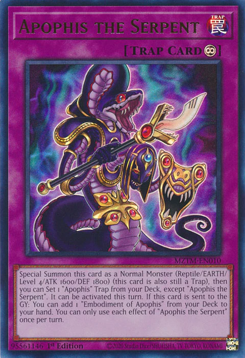 Apophis the Serpent - MZTM-EN010 - Ultra Rare 