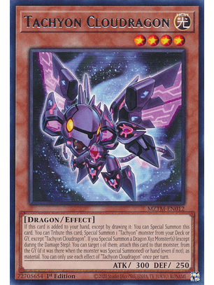 Tachyon Cloudragon - MZTM-EN012 - Rare 