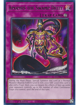 Apophis the Swamp Deity - MZTM-EN110 - Rare 