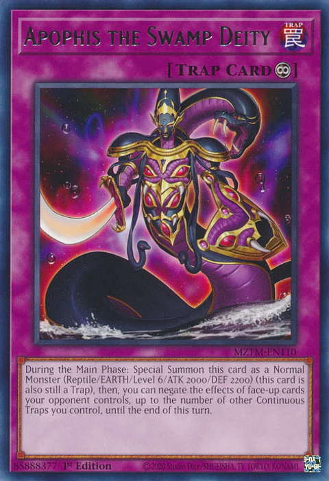 Apophis the Swamp Deity - MZTM-EN110 - Rare 