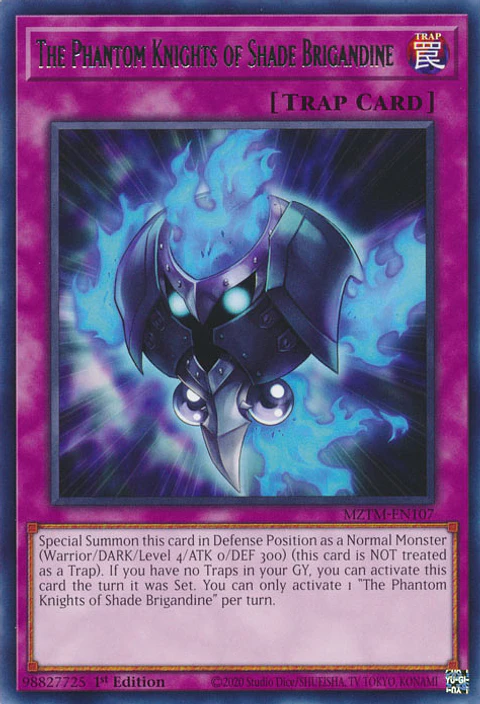 The Phantom Knights of Shade Brigandine - MZTM-EN107 - Rare 