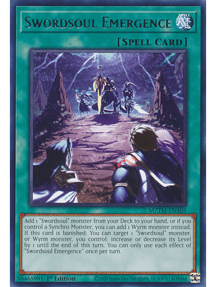 Swordsoul Emergence - MZTM-EN103 - Rare 