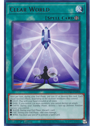 Clear World - MZTM-EN098 - Rare 