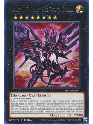 Number 107: Galaxy-Eyes Tachyon Dragon - MZTM-EN091 - Rare 