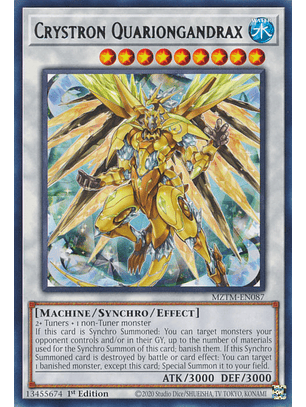 Crystron Quariongandrax - MZTM-EN087 - Rare 