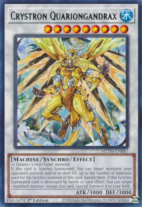 Crystron Quariongandrax - MZTM-EN087 - Rare 