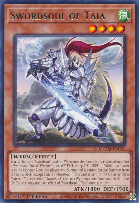 Swordsoul of Taia - MZTM-EN081 - Rare 