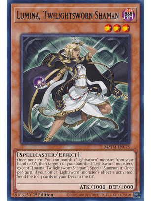 Lumina, Twilightsworn Shaman - MZTM-EN075 - Rare 