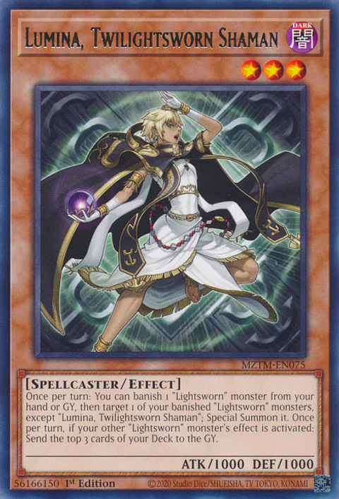 Lumina, Twilightsworn Shaman - MZTM-EN075 - Rare 