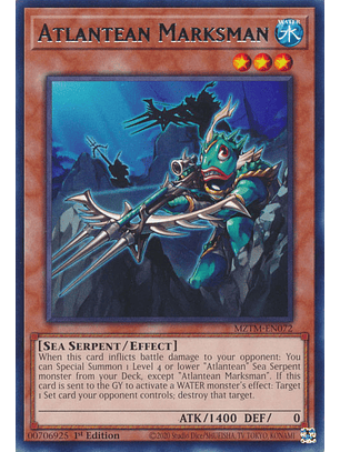 Atlantean Marksman - MZTM-EN072 - Rare 