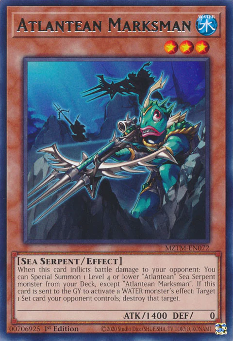 Atlantean Marksman - MZTM-EN072 - Rare 