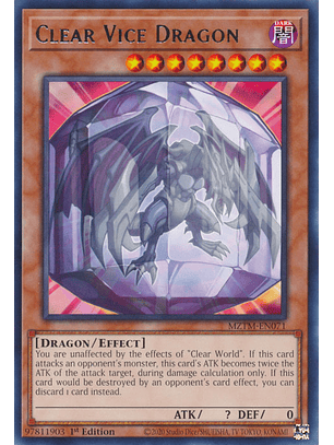 Clear Vice Dragon - MZTM-EN071 - Rare 