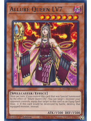 Allure Queen LV7 - MZTM-EN065 - Rare 