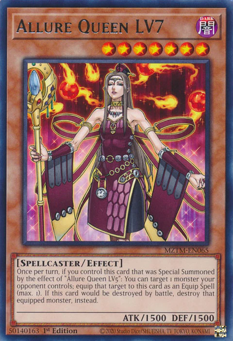 Allure Queen LV7 - MZTM-EN065 - Rare 