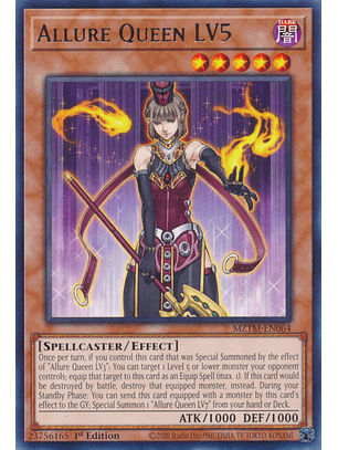 Allure Queen LV5 - MZTM-EN064 - Rare 