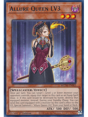 Allure Queen LV3 - MZTM-EN063 - Rare 