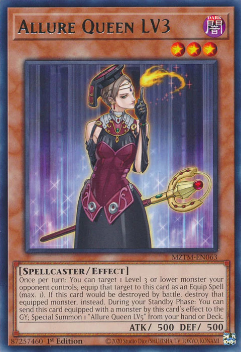 Allure Queen LV3 - MZTM-EN063 - Rare 