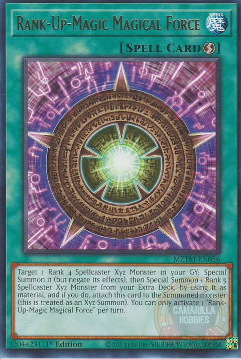 Rank-Up-Magic Magical Force - MZTM-EN056 - Rare 