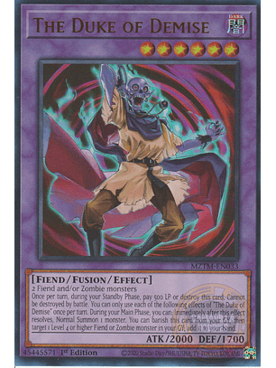 The Duke of Demise - MZTM-EN033 - Ultra Rare 